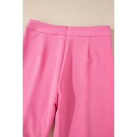Sachet Pink High Waist Central Seam Flared Pants - M thumbnail