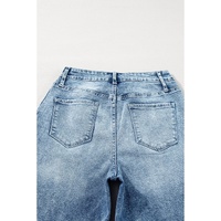Dusk Blue Central Seamed Wide Leg High Waist Jeans - 12 US thumbnail