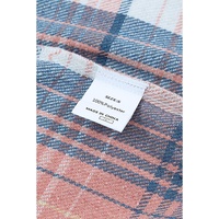 Pink Black/Pink Plaid Flap Pockets Shacket - L thumbnail
