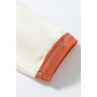 Coral Quilted Textured Patchwork Loose Fit Hooded Jacket - S thumbnail