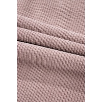 Light Pink Corduroy Flap Pocket Button Up Shacket - L thumbnail