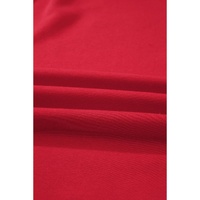 Racing Red Solid Crew Neck Drop Shoulder Plus Size Sweatshirt - 1X thumbnail