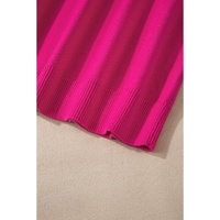 Strawberry Pink Pearled Decor Raglan Sleeve Plus Size Sweater - 3X thumbnail