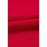 Racing Red Sparkle All The Way Tinsel Crew Neck Plus Size Sweater - 3X thumbnail