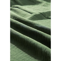 Four Leaf Clover Surplice Neckline Shirred High Waist Plus Size Maxi Dress - 1X thumbnail