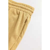Beige Drawstring Adjusted Band High Waist Plus Size Pants - 3X thumbnail