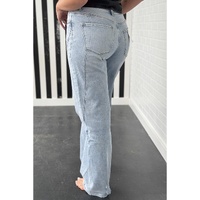 Beau Blue Light Wash Exposed Seam Plus Size Jeans - 2X thumbnail
