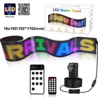 Programmable LED Matrix Panel Flexible Screen IP65 with APP Control 192*1762mm thumbnail