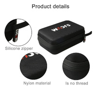 Shockproof Camera Bag for Sjcam and Selfie Stick - Portable 22x16x6cm thumbnail