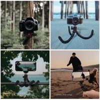 Flexible Mini Octopus Tripod with Remote for Slr Gopro Cellphone thumbnail