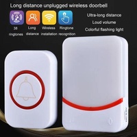 Wireless Doorbell With Remote Control And Flashing Light - Cmf1188-11 thumbnail