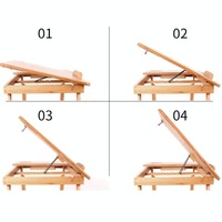 Foldable Laptop Desk for Bed - Lazy Computer Table with Card Slot thumbnail