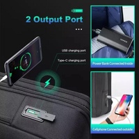 Deluxe Waterproof Laptop Backpack with Usb & Type-c Port - Large Capacity - 61-122891 thumbnail
