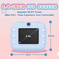 Blue Children'S Thermal Camera With Dual-Camera 1080P Hd 2400W Pixel 2.4-Inch Display - Pink thumbnail