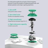 Wireless Bluetooth Game Controller For Switch Ios Android Pc Ps3 Ps4 - Black - White thumbnail