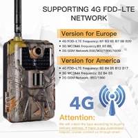 20Mp 2K Wildlife Hunting Trail Camera With Night Vision And 4G Cellular Surveillance thumbnail