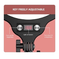Full-screen 12.6 Selfie Ring Light Tripod Set - 210cm for Live Stream - 55Cm Bracket thumbnail