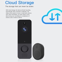 Wireless Wifi Video Doorbell With Night Vision And Ai Recognition - 720P - 2600 Mah thumbnail