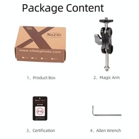 Versatile Dual Ballhead Magic Arm For Camera And Monitor Mounting - Tm-3 thumbnail