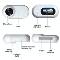 Portable Hd Magnetic Thumb Camera For Outdoor Cycling - Standard - Standard+Pet Silicone Collar thumbnail