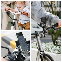 Universal Phone Mount for Handlebars with Clamp and Screw thumbnail