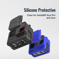 Silicone Case for Insta360 Ace Camera - Protect your Gear - For Insta360 Ace (Black) thumbnail