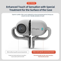 Amagisn Silicone Case for Insta360 Go 3 Camera - Horizontal - Horizontal Black thumbnail