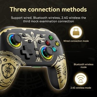 Wireless Gamepad for Nintendo Switch / Pro - Tooth Design - Tbd0603716903 Black thumbnail