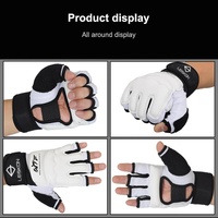 Adults Half Finger Sandbag Training Boxing Gloves - Pu Leather thumbnail