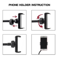 Adjustable 3.5 Live Broadcast Led Fill Light with Phone Clamp thumbnail