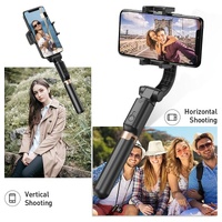Multifunctional Mobile Phone Gimbal Stabilizer with Live Video and Selfie Stick thumbnail