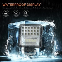 2 Pcs 4 Inch 20W Spot / Flood Light White Light Square - Shaped Waterproof Car Suv Work Lights Spotlight Led Bulbs Dc 9 - 30V thumbnail