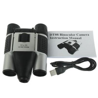5-In-1 Binocular Camera With Video Digital Pc Cam And Tf Card Reader - 10X25Mm 101M / 1000M Field Of View - Compact Size thumbnail