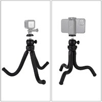 Flexible Mini Octopus Tripod with Ball Head for Slr Cameras Gopro and Cellphones - 30cmx5cm thumbnail