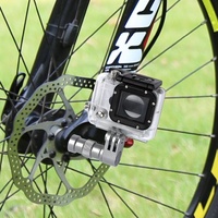Universal Bike Wheel Mount for Gopro and Other Action Cameras - Adjustable thumbnail