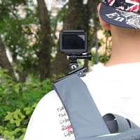 360 Degree J-type Backpack Mount for Gopro Dji and Action Cameras thumbnail
