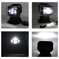 60W Dc 12 - 24V 400Lm Car 200M Wireless Remote Control 360 Degree Adjustable Led Search High Bay Lights / Spotlights thumbnail