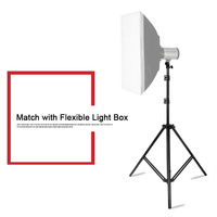 Professional Aluminum Lighting Stand For Studio Flash - 68-200Cm Height Black thumbnail