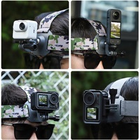 Adjustable 360 Degree Head Strap for Action Cameras - Camouflage thumbnail