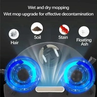 Smart Usb Charging Robot Vacuum for Family Cleaning - Yellow thumbnail