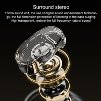 Black Open Wireless Bluetooth Earphones - Ysp18 Ows thumbnail