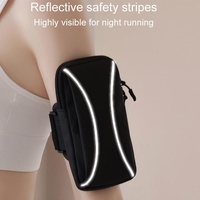 Waterproof Running Arm Bag For Mobile Phones Pouch For Outdoor Activities - Black thumbnail