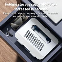 Silver Foldable Swivel Laptop Stand thumbnail