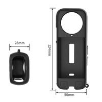 Black Silicone Case for Insta360 X4 Ox4-jst-cy Body thumbnail