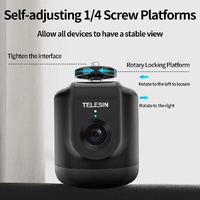 Intelligent 360 Degree Follow Gimbal Camera with Ai Face Recognition - Black thumbnail