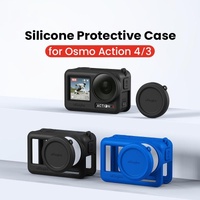 Protective Silicone Case for Dji Action Camera Accessories - Black thumbnail