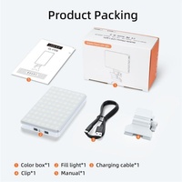 Portable Led Fill Light for Phone Laptop and Video Conferencing - Black thumbnail