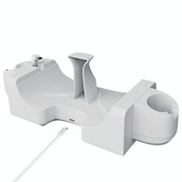 Gray Wall Mount for Meta Quest 3 Vr Helmet Charging thumbnail