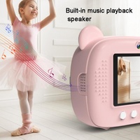 Instant Print Camera for Kids with Dual Lens and 2.4-inch Screen - Pink thumbnail
