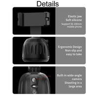 Smart 360 Degree Live Video Recording Desktop Stabilizer - White thumbnail